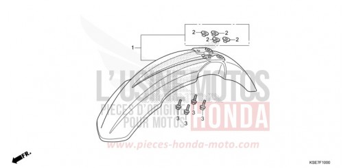KOTFLUEGEL, VORNE CRF150RBN de 2022
